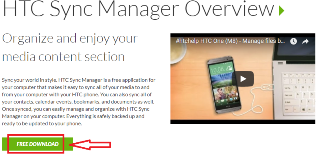 latest htc sync manager windows 10