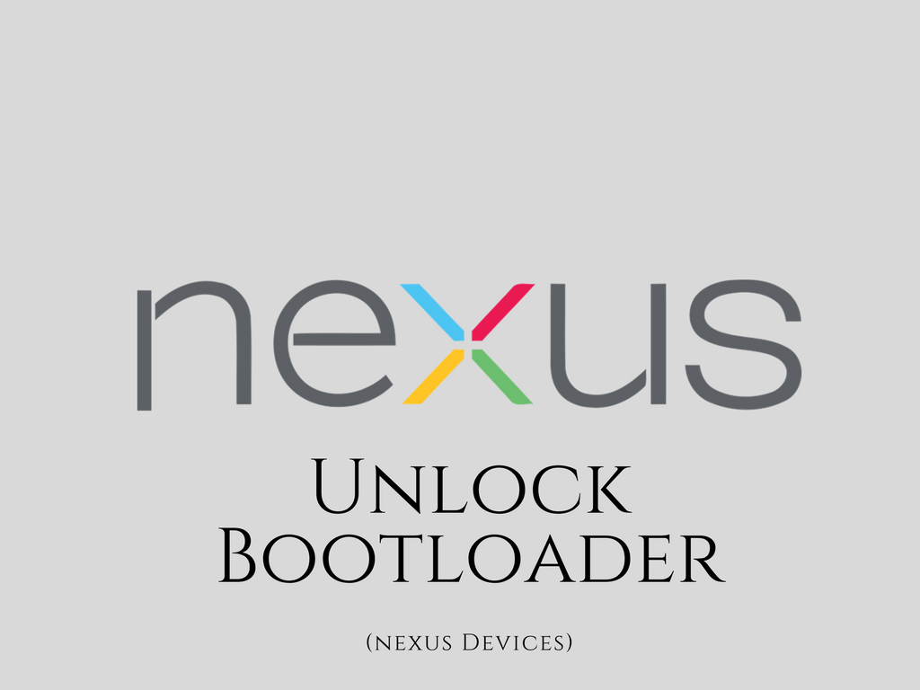 unlock bootloader on nexus